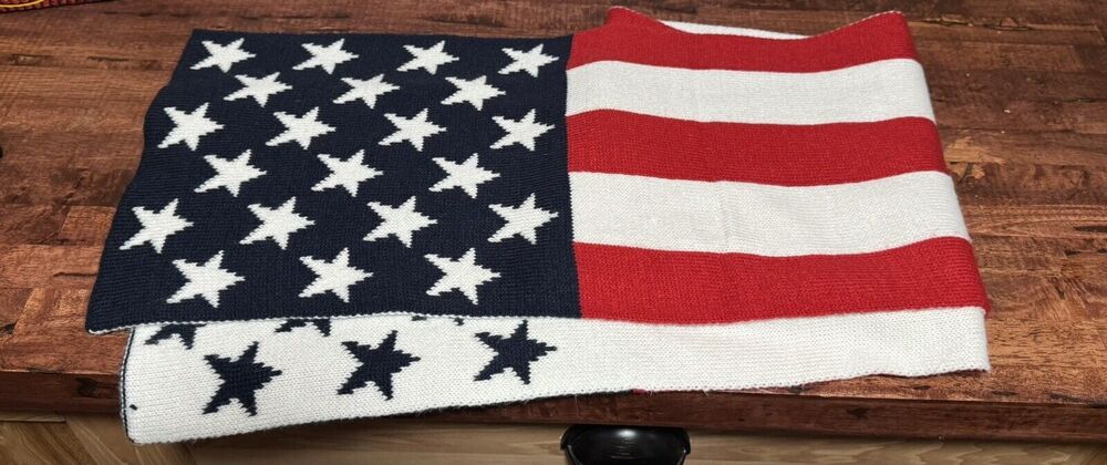 American Flag Scarf